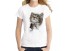 Dámské tričko 3D s kočkou J539 4