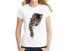 Dámské tričko 3D s kočkou J539 5