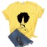 Dámské tričko s potiskem B325 žlutá