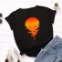 Dámske tričko s potlačou západu slnka 3