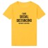Dámske tričko s vtipnou potlačou B358 žltá