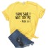 Dámské tričko s vtipným potiskem B150 žlutá