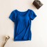 Dámske tričko s vystuženým hrudníkom modrá