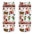 Dámské vánoční ponožky s 3D potiskem Santy 14