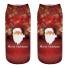 Dámské vánoční ponožky s 3D potiskem Santy 15