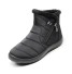 Dámske zimné členkové topánky J2433 čierna