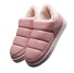 Dámske zimné nízke topánky s kožúškom J2849 svetlo ružová