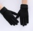 Dámske zimné rukavice dotykové čierna