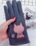 Dámske zimné rukavice s mačkou A2 7