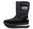 Dámske zimné topánky na suchý zips J3230 čierna