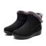 Dámske zimné topánky na zips s kožúškom J1810 čierna