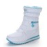 Dámské zimní stylové zimní boty J3123 bílá