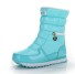 Dámské zimní stylové zimní boty J3123 světle modrá