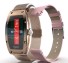 Damski inteligentny zegarek fitness z zapasową bransoletką różowy