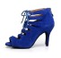 Damskie buty do tańca A451 niebieski