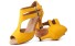 Damskie buty do tańca A453 żółty