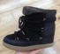 Damskie buty zimowe ze sznurowaniem J1812 czarny