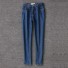 Damskie jeansy vintage ciemnoniebieski