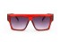 Damskie okulary przeciwsłoneczne E1650 czerwony