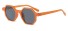 Damskie okulary przeciwsłoneczne E1661 pomarańczowy