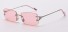 Damskie okulary przeciwsłoneczne E1663 różowy