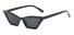 Damskie okulary przeciwsłoneczne E1669 czarny
