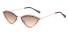 Damskie okulary przeciwsłoneczne E1671 jasny brąz