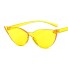 Damskie okulary przeciwsłoneczne E1694 żółty