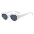 Damskie okulary przeciwsłoneczne E1697 biały