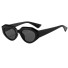 Damskie okulary przeciwsłoneczne E1697 czarny