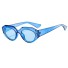 Damskie okulary przeciwsłoneczne E1697 niebieski