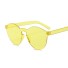Damskie okulary przeciwsłoneczne E1698 żółty