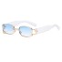 Damskie okulary przeciwsłoneczne E1700 biały