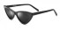 Damskie okulary przeciwsłoneczne E1718 czarny