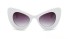 Damskie okulary przeciwsłoneczne E1728 biały