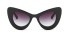 Damskie okulary przeciwsłoneczne E1728 czarny