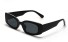 Damskie okulary przeciwsłoneczne E1741 czarny