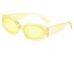 Damskie okulary przeciwsłoneczne E1742 żółty