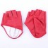 Damskie rękawiczki bez palców czerwony