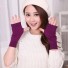 Damskie rękawiczki bez palców fioletowy