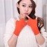Damskie rękawiczki bez palców pomarańczowy