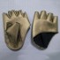 Damskie rękawiczki bez palców złoto