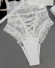 Damskie seksowne majtki koronkowe J1150 biały
