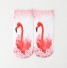 Damskie skarpetki z flamingami biały
