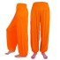 Damskie spodnie haremowe D7 pomarańczowy