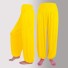 Damskie spodnie haremowe D7 żółty