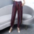 Damskie spodnie w stylu vintage z wzorem 17