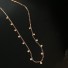 Dámsky Choker náhrdelník s príveskami D543 zlatá