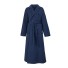 Dámský dlouhý kabát P2393 tmavě modrá