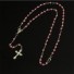 Dámský dlouhý náhrdelník s přívěskem kříž 3